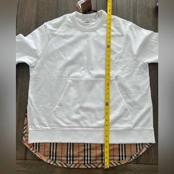 Burberry Vintage Check Cotton Oversized Sweatshirt - Picture 13 of 16